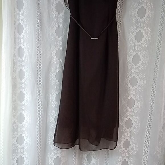 Vintage Jordan Dark Brown Women's Dress Size 8 - Picture 3 of 16
